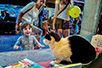 Cat in the bookstore window, Belgrade (Photo: Željko Sinobad)